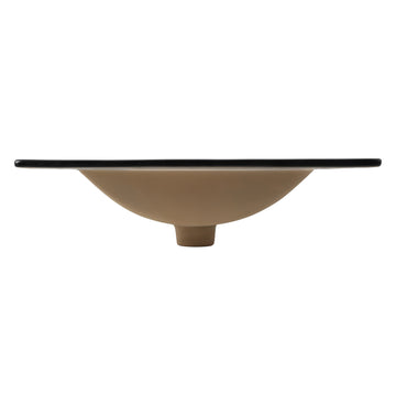 Ancillary 3-Hole 20 in. W x 18.25 in. D Classic Contemporary Rectangular Ceramic Single Sink Basin Vanity Top
